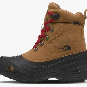 The North Face Kids Tan and Black Snow Boots